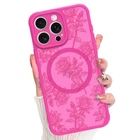 MZELQ for iPhone 11 Pro Max Case Rose Floral Flowers Matte Aesthetic Cute