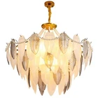 Tonuao Gold Chandeliers Lighting,31inch 12-Lights Modern Crystal
