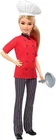 Barbie Chef Doll, Petite, Dressed in Chef-Inspired Coat with Frying Pan, Chef's