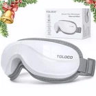 TOLOCO Eye Massager with Heat Heated Eye Mask with Bluetooth Music for Migrai...