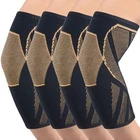 CYCLXY 2 Pairs Elbow Compression Sleeve ï¼ŒCopper Tennis Elbow Braces for