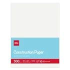 Office DepotÂ® Brand Construction Paper, 9" x 12", 100% Recycled, White, Pack Of