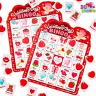 JOYIN 30 Players Valentines Day Bingo Cards (5x5) for Kids School Classroom