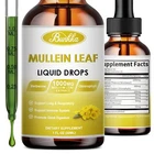 Mullein Drops for Lungs, Mullein Leaf Extract, 7-in-1 Mullein Tincture with