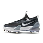 Nike Force Zoom Trout 9 Elite Low Metal Baseball Cleats SZ 9 Black | White