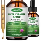 Bunkka 4Fl Oz Liver Cleanse Detox & Repair Liquid Drops, Milk Thistle Liver