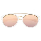 Rose Gold Polarized Sixty One Sunglasses - White/Gold SIXS145RG