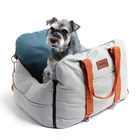NAHANGPET Leath-Aire Dog Car Seat for Small Dogs Scratch Resistant Waterproof...