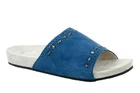 REVITALIGN Women's Sofia Stud Slide Sandal, Mediterranean Blue, 11 Wide
