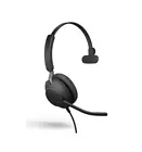 Jabra Evolve2 40  - Wired Stereo Headset with Noise Cancelling and 3 Microphone