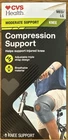 CVS Health Compression Knee Support Breathable Material Size Med/Lg