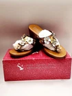 Italian Shoemakers Zane Sandals - Metallic Multi ,  Size 10 - New!