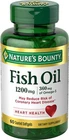Nature's Bounty Fish Oil Omega 3 Supplements - Supports Heart Health, 1200 Mg
