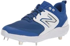 New Balance Men's Fresh Foam X 3000 V6 Metal Baseball Shoe, Royal/White, 14