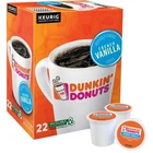 Dunkin' French Vanilla Flavored Coffee, 22 Keurig K-Cup Pods